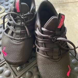 Puma Kids Sneakers Black and Pink